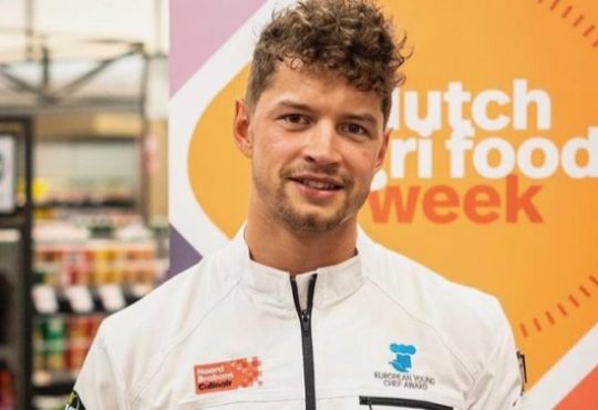 Tim Bressers for North Brabant at the European Young Chef Award 2018