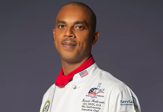 Chef Randie Anderson from Jamaica to be in the jury of the EYCA 2021